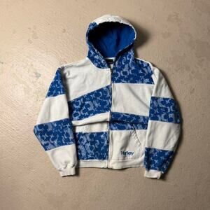 Vintage Hurley Y2K Checkered Men's L Zip Hoodie
